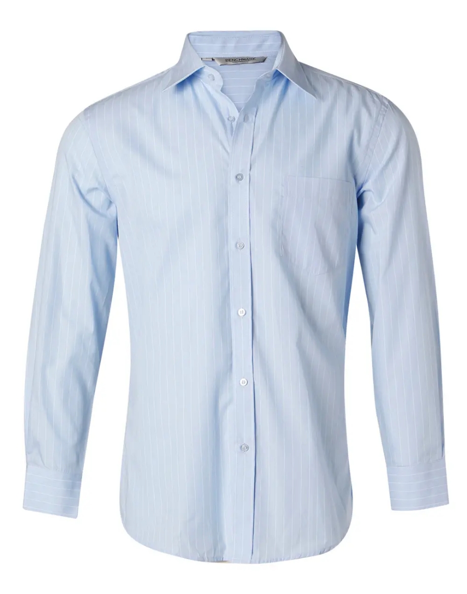 Picture of Winning Spirit, Mens Pin Stripe L/S Shirt